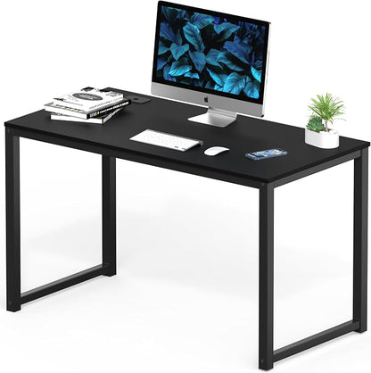 SHW 48-Inch Commercial-Grade Office Computer Desk, Black | Commercial-Grade