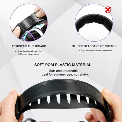LYSIAN 31dB Hearing Protection Earmuffs, Foldable Adjustable Safety Ear Muffs for Shooting, Construction, Lawn Mowing, Adults