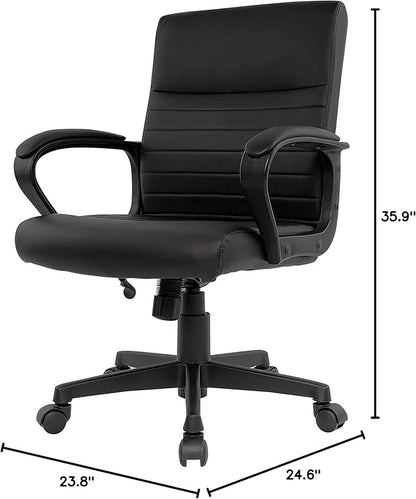 STAPLES Tervina Luxura Mid-Back Manager Chair