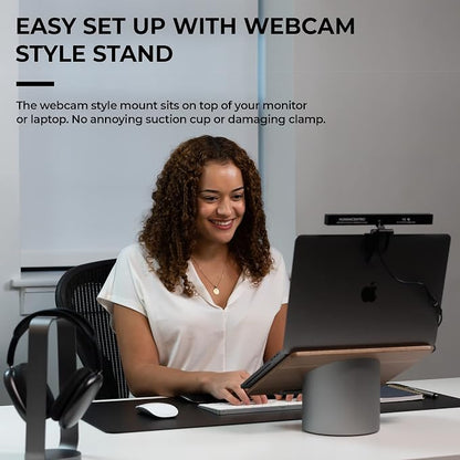 HumanCentric Video Conference Lighting - Webcam Light for Streaming, LED Monitor and Laptop Light for Video Conferencing, Zoom Lighting for Computer, Upgrade Light for Zoom Meetings, Single Kit