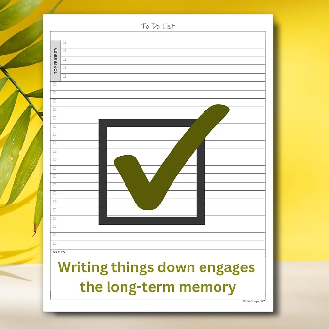Life Charge To Do List Notepads for Work, Daily Checklist Planner Pads with Priority & Notes, Task Organizer & Productivity Planner, Multiple Sizes & Layouts