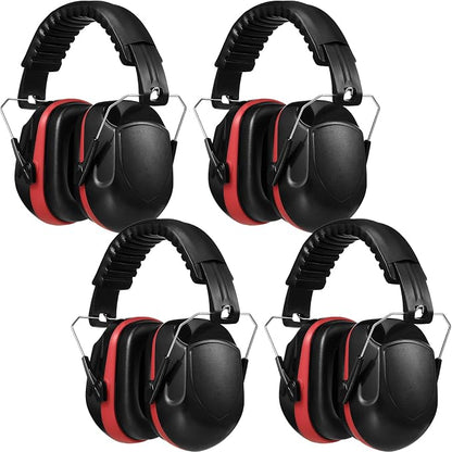 Yunsailing 4 Pcs Nrr 28db Noise Reduction Ear Protection Hearing Protection Muffs Foldable Headphones for Shooting