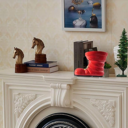 Paint Brush Holder,Ceramic Brush Organizer,Small Flower Vase (Red, Small)