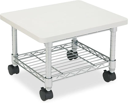 Safco 5206GR Underdesk Printer/Fax Stand One-Shelf 19w x 16d x 13-1/2h Gray