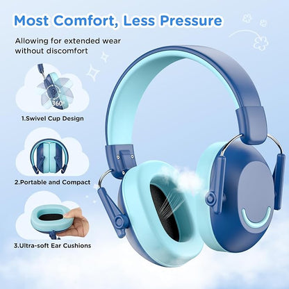Link Dream Ear Protection Ear Muffs for Kids Toddler Noise Cancelling Reduction SNR 30dB for Show, Concert, Events, Fireworks