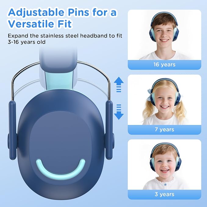Link Dream Ear Protection Ear Muffs for Kids Toddler Noise Cancelling Reduction SNR 30dB for Show, Concert, Events, Fireworks