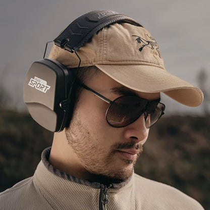 ISOtunes DEFY Slim Passive Earmuffs: Noise Isolating Over-Ear Hearing Protection with Foam Cushions, and Adjustable Headband