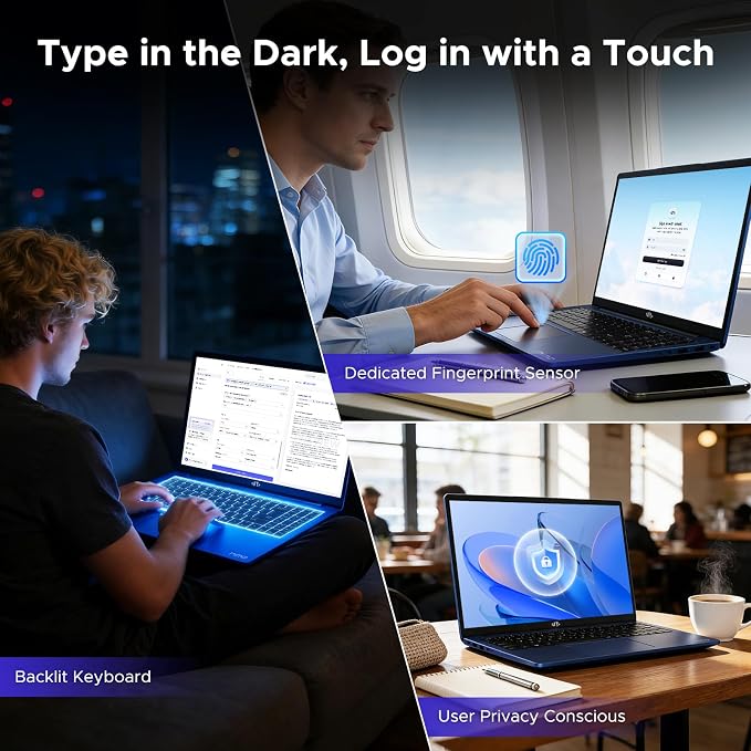 NIMO 17.3" IPS-Gaming-Laptop, AMD Ryzen 7 8745HS Up to 4.9GHz Beat R9 7940HS 16GB RAM 256GB SSD Radeon 780M-Graphics, WiFi 6E USB4 Backlit Keyboard Fingerprint, Win 11 PC for Work & Play 2-Yr Warranty