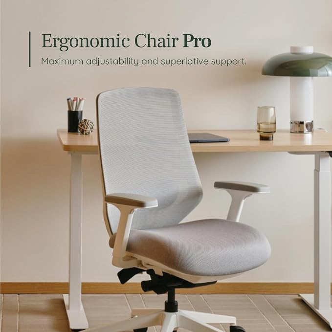 Branch Ergonomic Chair Pro - Mesh Office Chair with 14 Points of Adjustment - Height, Depth & Tilt Adjustable - 5D Armrests - Forward Tilt, Smooth Recline, and Lumbar Support - Everglade
