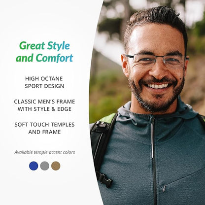 SPORTEX SAV AR4145 Reading Glasses - Flexible, Durable, Lightweight, High-Performance Readers