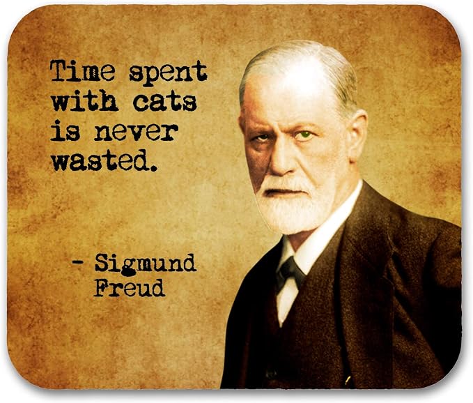 Sigmund Freud Quote Mouse Pad