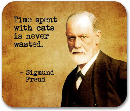 Sigmund Freud Quote Mouse Pad