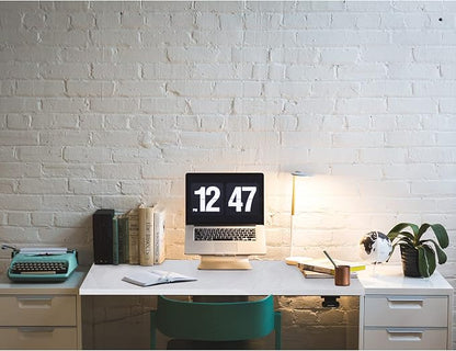 Kaboon 60x24 inches Tabletop, Solid One-Piece Desktop for Sit Stand Desk, Double Desks, L Desk DIY,Wood Countertop Home or Commercial Use,1 inch Thick, White Rock, 23.62" D x 59.1" W