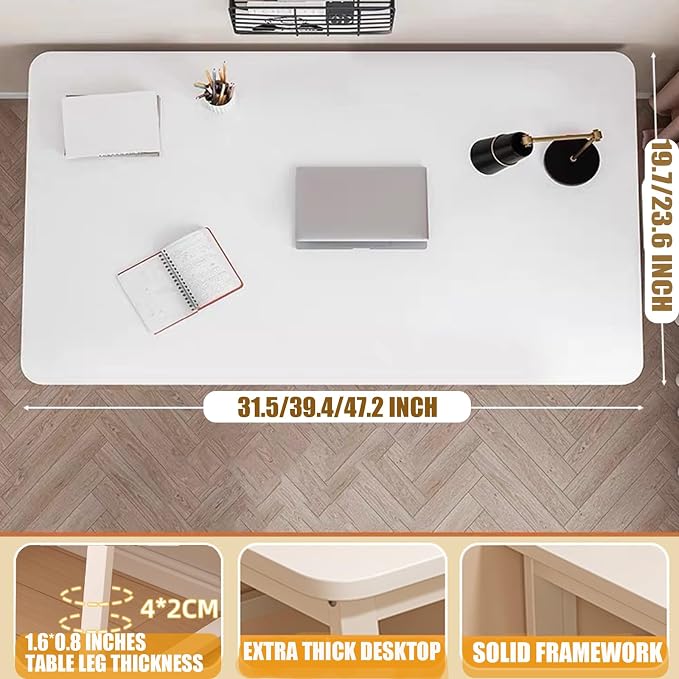 Modern Desk 55 Inch Computer Table Simple Style Office Writing Desk Industrial Office Table