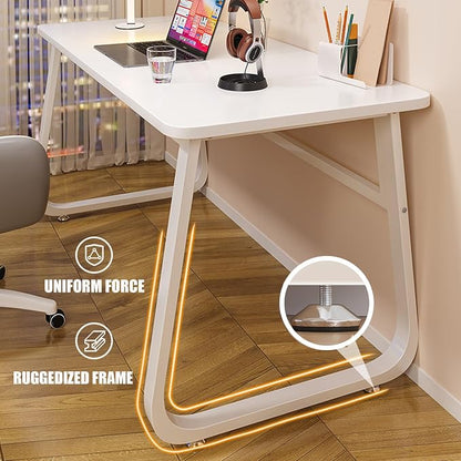 Modern Desk 47.2 Inch Computer Table Simple Style Office Writing Desk Industrial Office Table