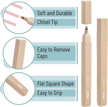 Mr. Pen- Aesthetic Highlighters No Bleed, 8 Pack, Pastel & Vintage Colors | Chisel Tip, Cute Highlighters Assorted Colors for Journaling, Highlighting, Underlining, Fast Dry, Back to School Supplies