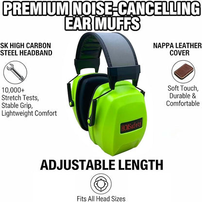 Ear Muffs For Noise Reduction Cancelling Hearing Protection Headphones Earmuffs Shooting Gun Range SNR 36dB Mowing