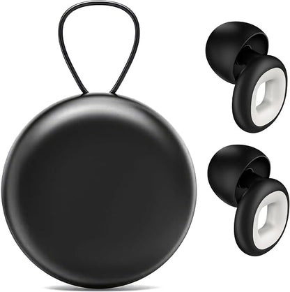 Ear Plugs for Sleeping & Motorcycle Wind Noise, Reusable Noise Cancelling Earplugs with Soft Flexible Silicone for Hearing Protection, Sleep, Concerts & Focus, NRR 28dB, 8 Tips S/M/L/XL