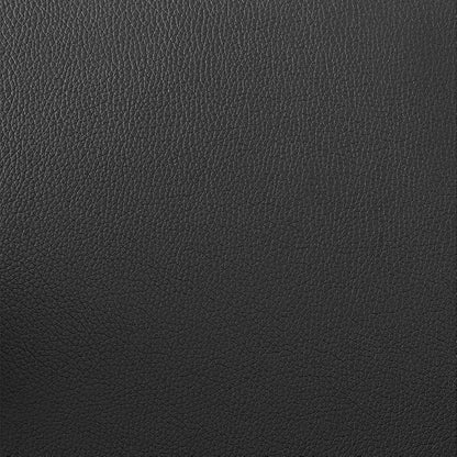 Armen Living Daphne Office Chair in Black Faux Leather and Chrome Finish, 33" x 21" x 20"