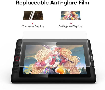 XPPen Drawing Tablet with Screen Full-Laminated Graphics Drawing Monitor Artist13.3 Pro Graphics Tablet with Adjustable Stand and 8 Shortcut Keys (16384 Levels Pen Pressure, 123% sRGB)