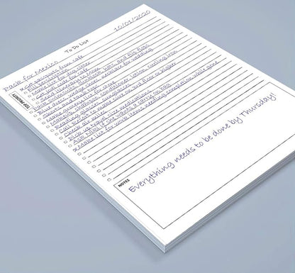 Life Charge To Do List Notepads for Work, Daily Checklist Planner Pads with Priority & Notes, Task Organizer & Productivity Planner, Multiple Sizes & Layouts