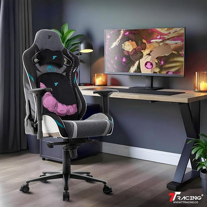 TTRACING Jujutsu Kaisen Toji Gaming Chair with 440lb Capacity | Durable PU leather & steel base, ideal for home office or study. Features 4D armrests and 155° recline to relieve fatigue.