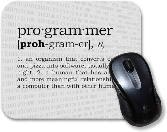 Programmer Definition Funny Mouse Pad