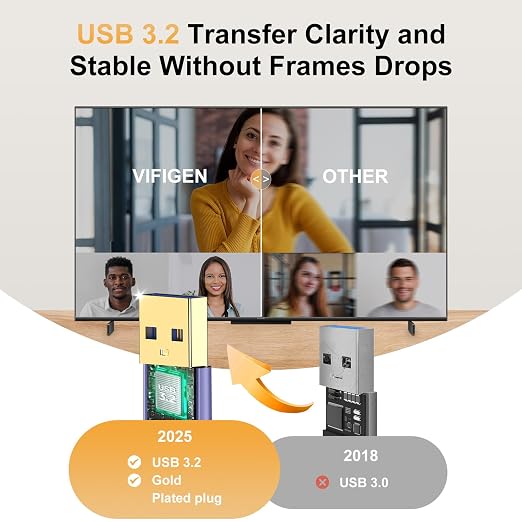 USB Extension Cable,10FT USB3.0 Extender USBA Extension Cord USB Male to Female 5Gbps Fast Data Transfer for PC,Computer,Flash Drive,Keyboard,Mouse,Hard Drive,Printer,Webcam,Headset,USB Hubs,Camera