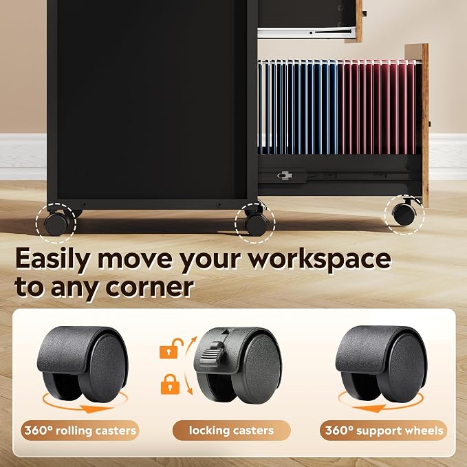 DEVAISE 3 Drawer Vertical File Cabinet