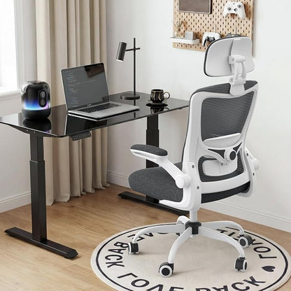 Ergonomic Office Chair for Long Hours, Full-Body Support, Relieve Neck & Back Pressure, 330LBS Capacity, Ideal for Home Office, Office & Study