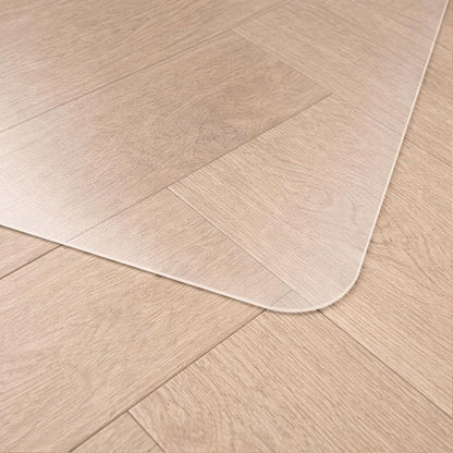 Marvelux Office Chair Mat for Hardwood Floors 36" x 48", Clear PVC Hard Floor Protector Mat for Under Desks, Rectangular Vinyl Floor Mat for Computer Desks and Gaming Chairs