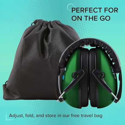 Noise Cancelling Headphones Kids Adult Earmuffs Shooting Ear Protection Foldable Ear Protection Earmuffs