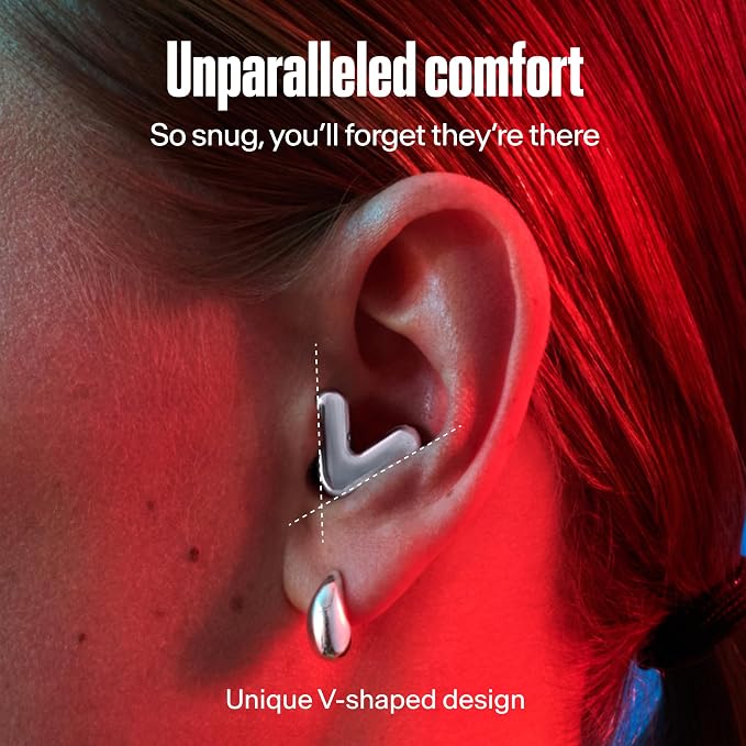 Alpine Tune Earplugs, Concert Ear Plugs for Noise Reduction, High Fidelity Music Quality, 19dB Hearing Protection with Crystal Clear Sound, Incl. 4 Sizes, For Parties, Raves, Festivals & Clubs, Silver