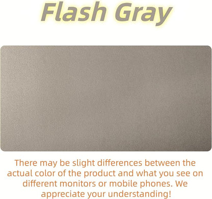Bloss Pearl Gray Desk Mat 31.5"x15.7", Desk Matt for Desktop, Waterproof Large Desk Pad, Computer Mat for Office/Home/Decor/Christmas Desk Mat