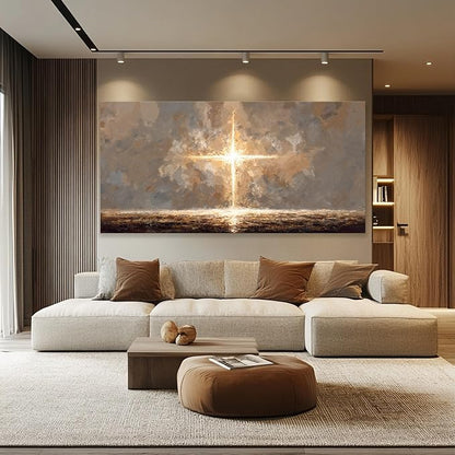 Abstract Art Wall Decor Modern Wall Art Pictures For Living Room Brown Minimalist Wall Art Canvas Prints Large Artwork for Walls Canvas Art Wall Decor Home Office Aesthetic Wall Decoration 29" X 58"