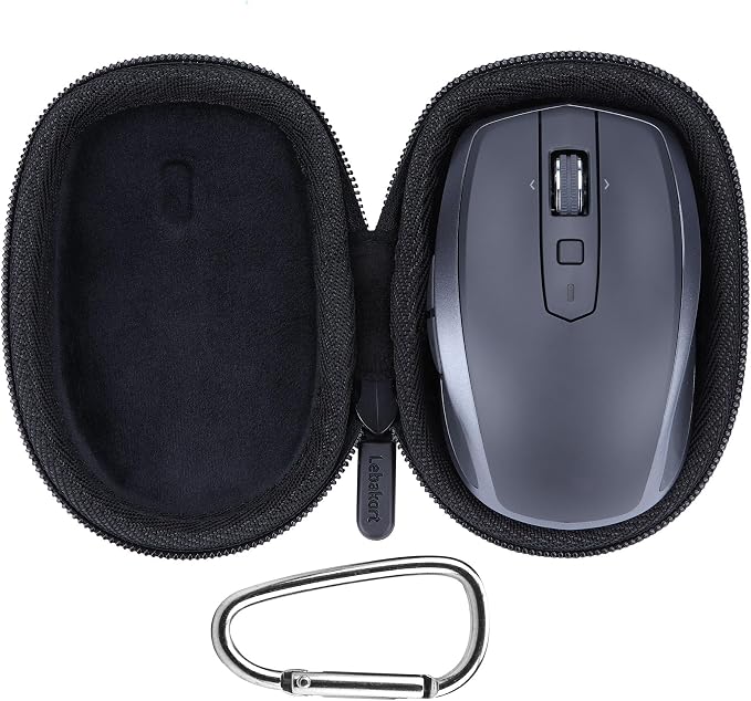 Lebakort Hard Case Compatible with Logitech MX Anywhere 3S Anywhere 3 Anywhere 2S Anywhere 2 Compact Performance Mouse (Graphite Case)