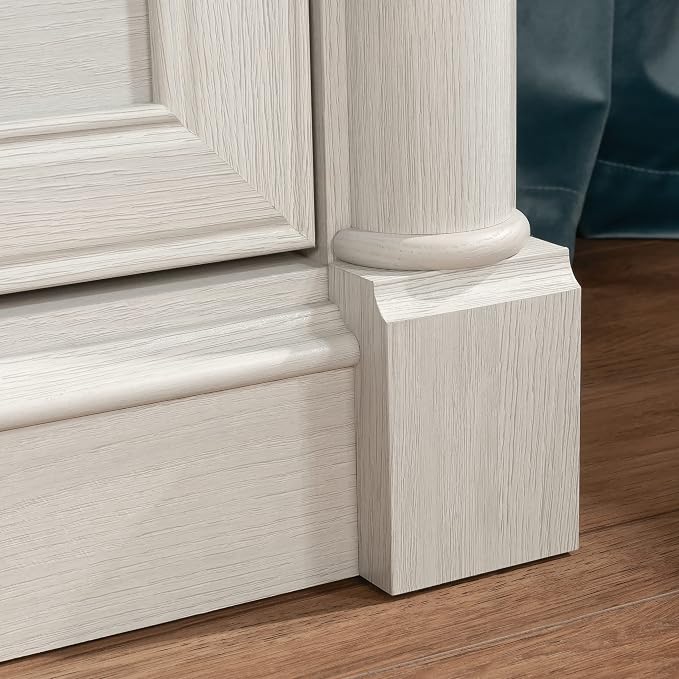 Sauder Palladia 2 Drawer File Cabinet, Lateral Filing Cabinets for Home Office, Hanging File Folders Organizer, Interlocking Drawers, in Glacier Oak Finish