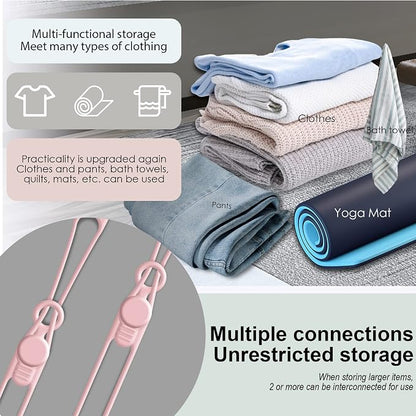 Silicone Cable Ties Cord Organizer for Cable Management, 16PCS 4.2" and 7.1" Reusable Cable Organizer Electronic Accessories for Home, Office, Kitchen, School, Travel (Pink)