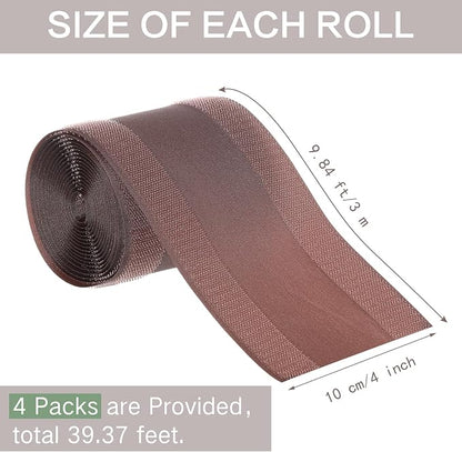 WILLBOND Carpet Cord Cover Cable Protector Floor Cover Cable Protector Management Only for Commercial Office Carpet(39.37 ft,Brown)