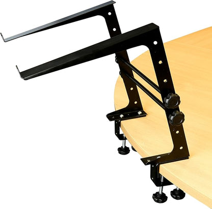 RockJam Portable DJ Laptop Stand with Adjustable Height, Anti-Slip Design, Works for Laptops, Controllers & CD Players (Pack of 5)