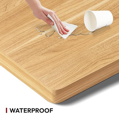 SANODESK Universal Tabletop 48"x30"x1" Thickness One-Piece Table Top Rectangular Particle Board for Standing Desk and Home Office Countertop DIY,Maple Desk Top