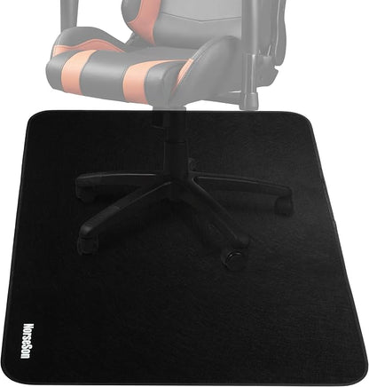 Chair Mat for Carpet | Multi-Surface, Anti-Curl Floor Protector for Office Desk Chair or Rolling Gaming Chair Mat | 48" x 36" Black — 3X Thicker Than Standard Floor Mats at 0.25"