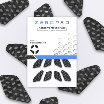 Adhesive Mouse Pad, 3 Pack - Minimalist Mousepad for Glorious Model D