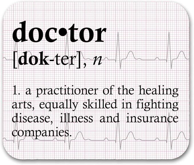 Doctor Definition Funny Mouse Pad