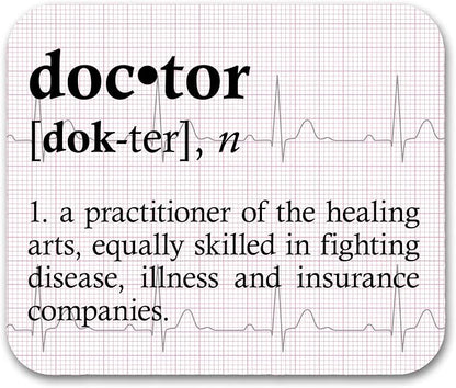 Doctor Definition Funny Mouse Pad