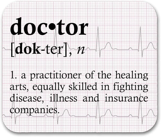 Doctor Definition Funny Mouse Pad