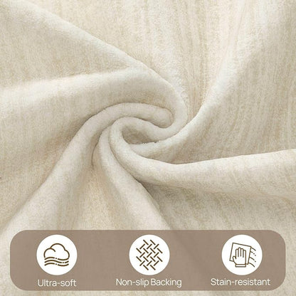 UERMEI 10x14 Washable Area Rug - Neutral Modern Abstract Living Room Rugs, Non-Slip Soft Large Indoor Floor Carpet for Bedroom Home Office & Under Dining Table Decor, Brown/Beige