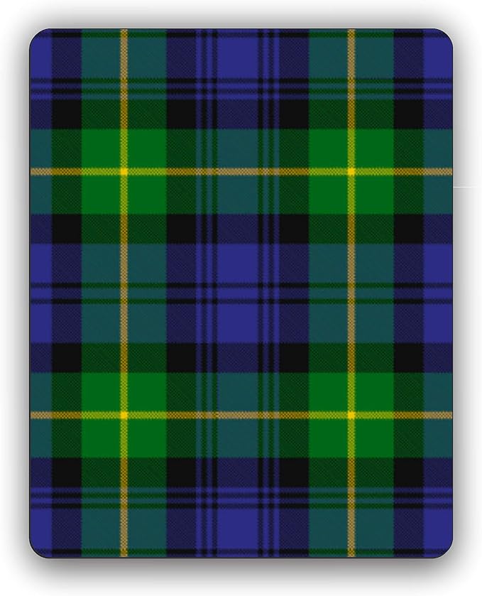 Scottish Clan Gordon Tartan Crest Computer Mouse Pad