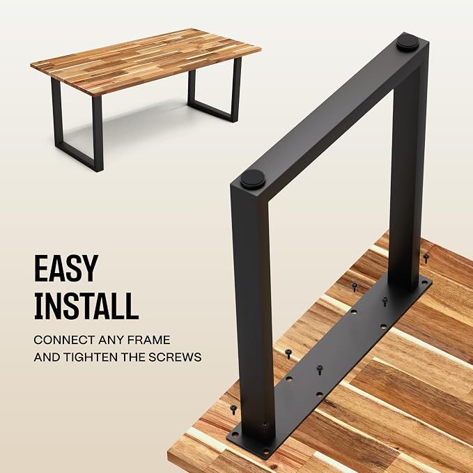 COREMINDED Solid Wood Desk Table Top – Pre-Finished 1.2” Thick Tabletop - Universal Fit for Standing Desks, Countertops & Workstations (55" x 30", Acacia)