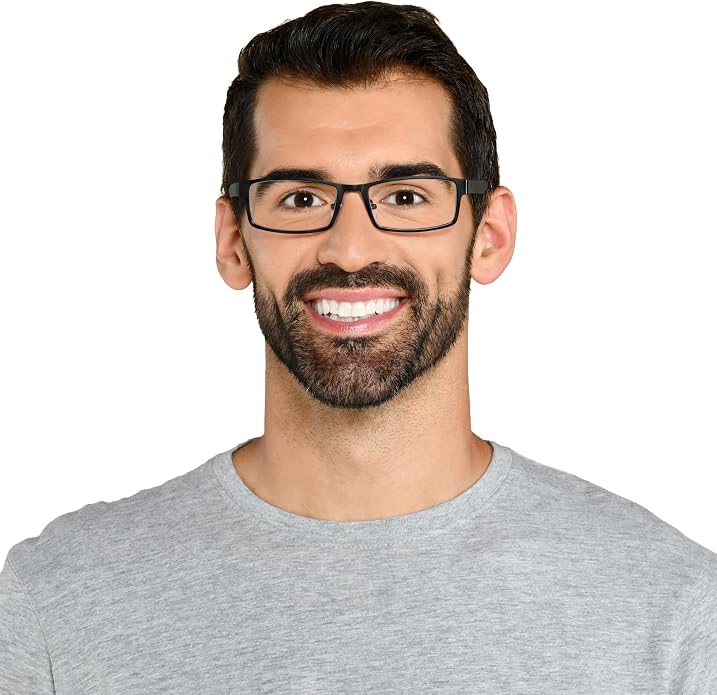 Foster Grant mens Sawyer Multifocus Reading Glasses Rectangular Reading Glasses